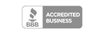 An abb logo with the words 'accredited business' featuring twin cities residential and commercial restoration specialists.