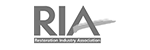 The ria logo on a white background designed by twin cities residential and commercial restoration specialists.