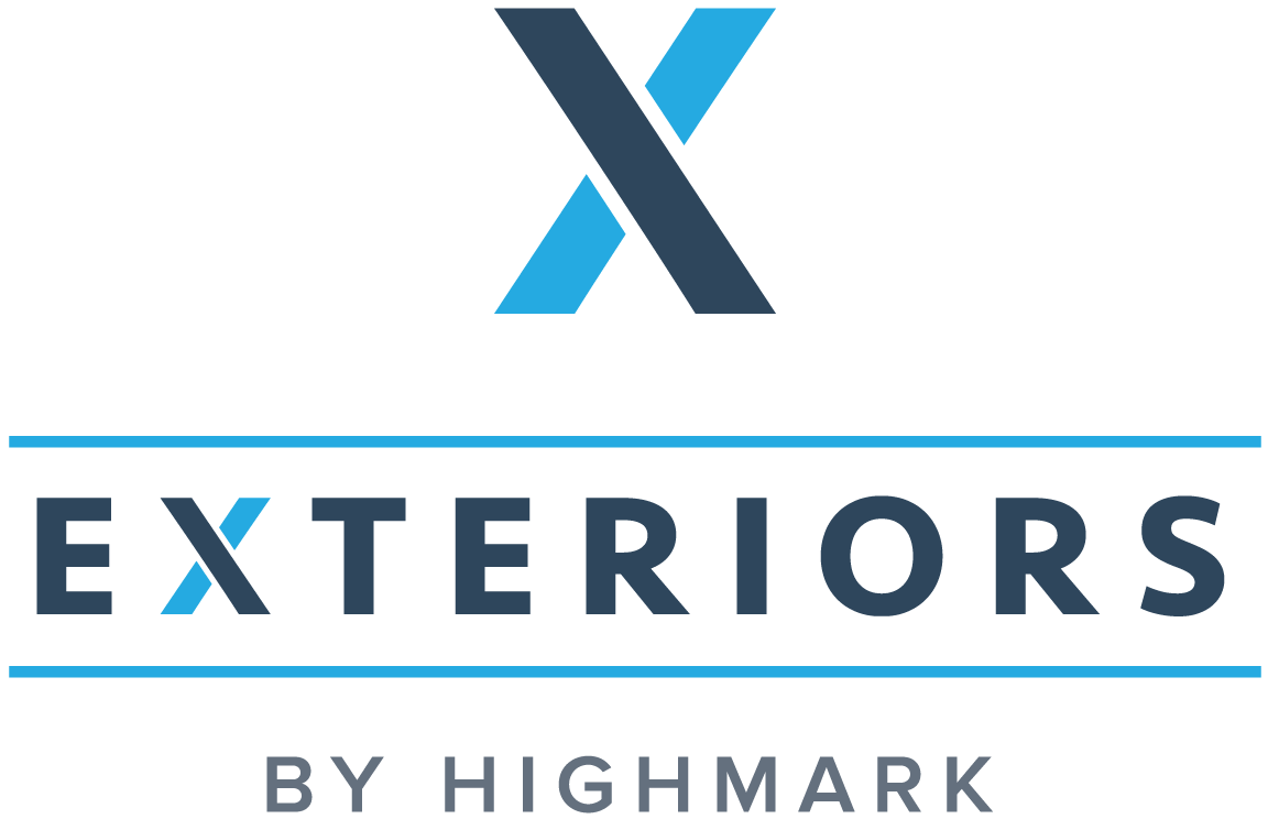 Exteriors by highmark logo, specializing in twin cities residential and commercial restoration.